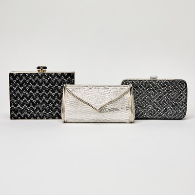 Lot 48 - Group of Three Judith Leiber Rhinestone Clutches