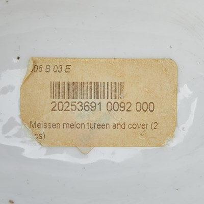 Lot 412 - Meissen Melon Tureen