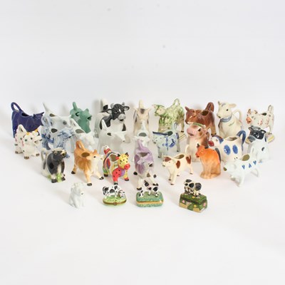 Lot 318 - Group of Ceramic Cow Form Pitchers