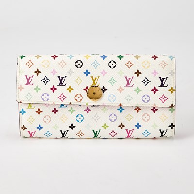 Lot 1212 - Louis Vuitton Multicolor Monogram Canvas 'Sarah' Wallet