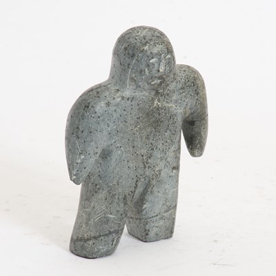 Lot 340 - Canadian Inuit Soapstone Sculpture of Man