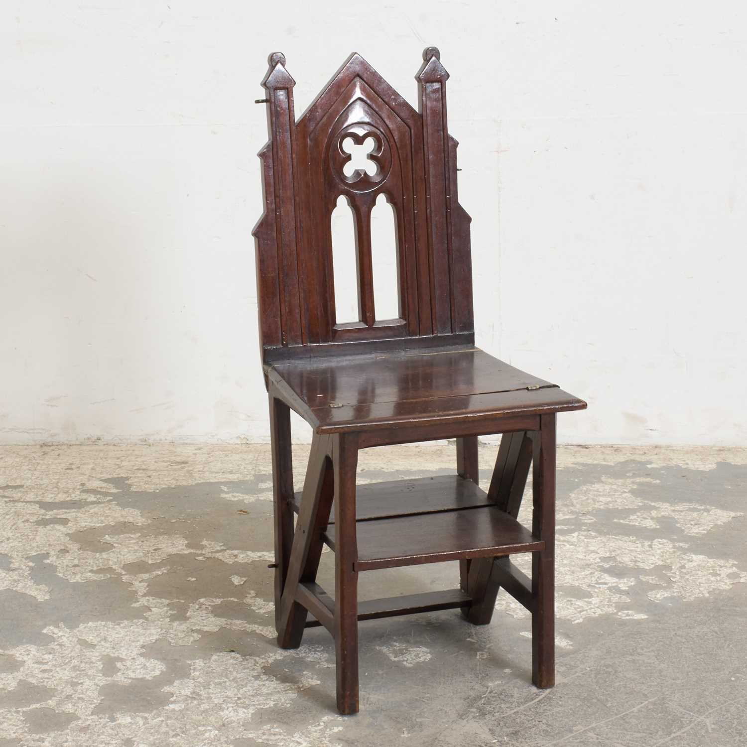 Lot 1 - Gothic Style Metamorphic Chair