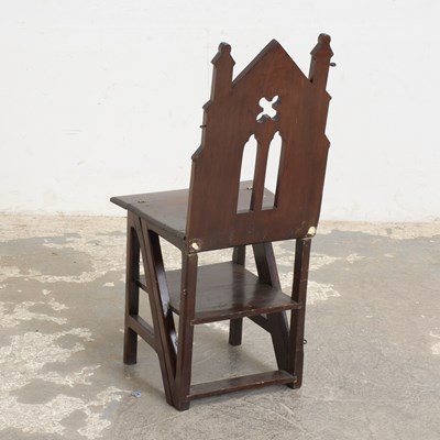 Lot 1 - Gothic Style Metamorphic Chair