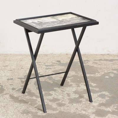 Lot 104 - Artex-Green Corp TV Tray with a Black and White Piranesi Rome Print