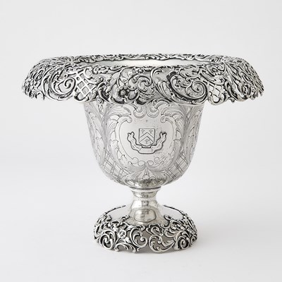 Lot 118 - J.E. Caldwell Sterling Silver Centerpiece Vase