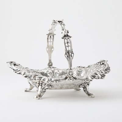 Lot 120 - American Sterling Silver Cake Basket