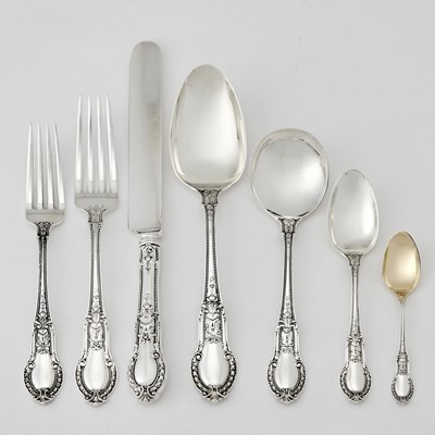 Lot 175 - Gorham Sterling Silver "Tuileries" Pattern Part Flatware Service