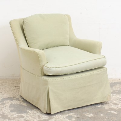 Lot 360 - Green Upholstered Club Chair