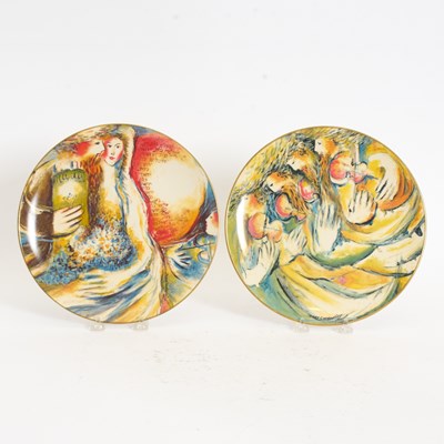 Lot 388 - Two Zamy Steynovotz Plates