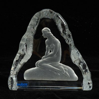 Lot 395 - Swedish Molded Glass Paperweight