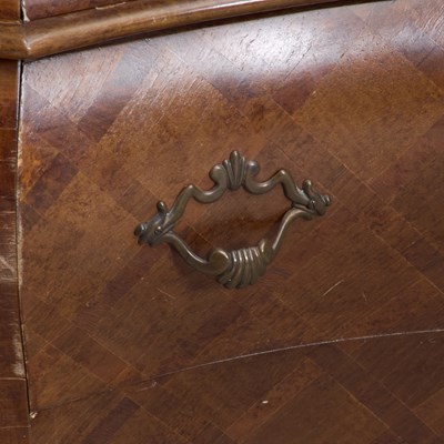 Lot 26 - Marquetry Bombe Chest