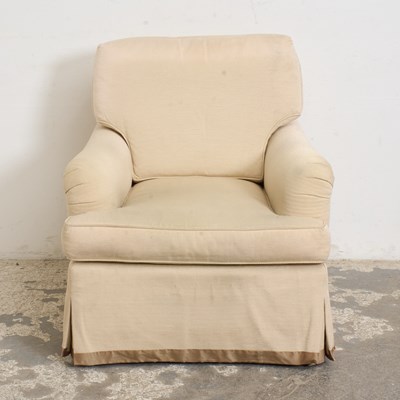 Lot 34 - Cream Upholstered Armchair