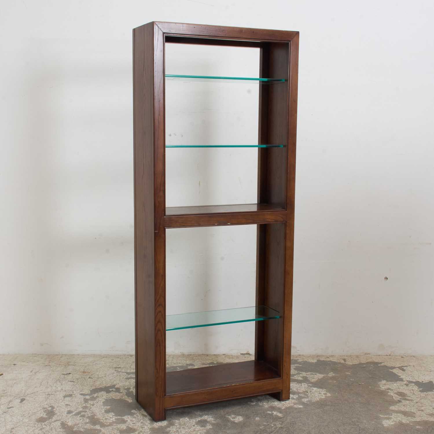 Lot 28 - Mahogany and Glass Bookshelf
