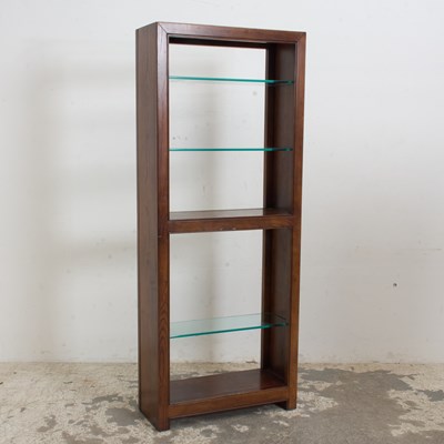 Lot 28 - Mahogany and Glass Bookshelf