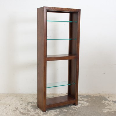 Lot 28 - Mahogany and Glass Bookshelf
