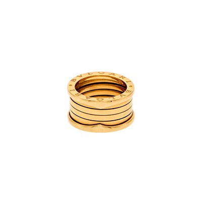 Lot 2003 - Bulgari Gold 'B.Zero.1' Band Ring