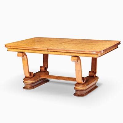 Lot 104 - Art Deco Fruitwood Extension Dining Table
