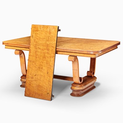 Lot 104 - Art Deco Fruitwood Extension Dining Table