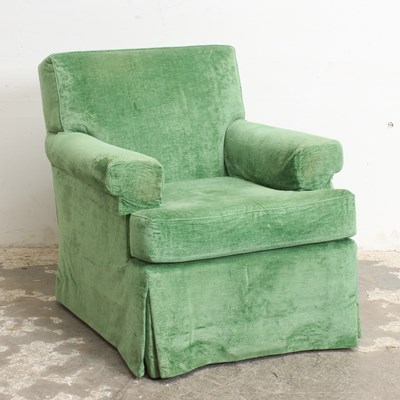 Lot 201 - Upholstered Club Chair
