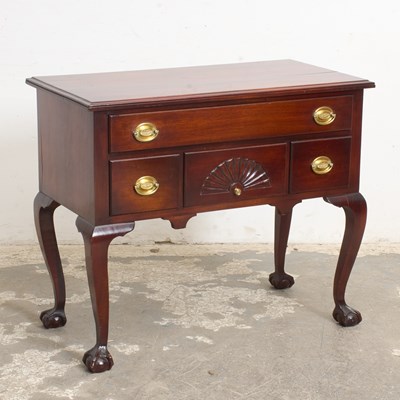Lot 191 - Chippendale Style Mahogany Low Chest