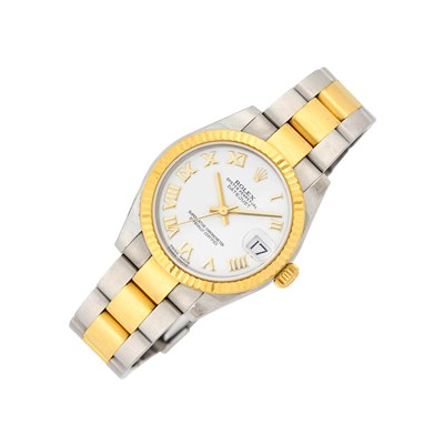 Lot 1043 - Rolex Stainless Steel and Gold 'Datejust 31' Wristwatch, Ref. 178273