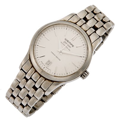 Lot 2169 - Wempe Stainless Steel 'Zettmeister Chronometer' Wristwatch