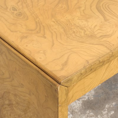 Lot 17 - Mid Century Modern Burlwood Desk