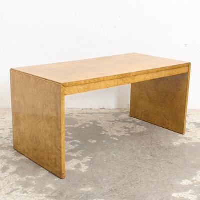 Lot 17 - Mid Century Modern Burlwood Desk