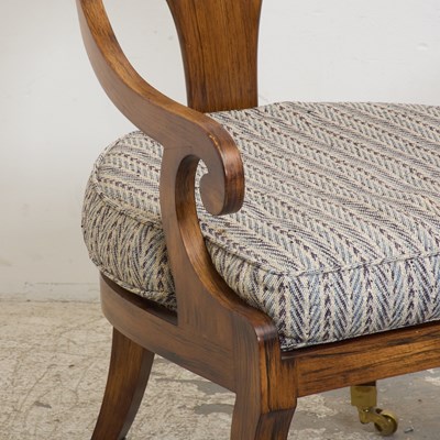 Lot 22 - Pair of Regency Style Spoon-Back Chairs