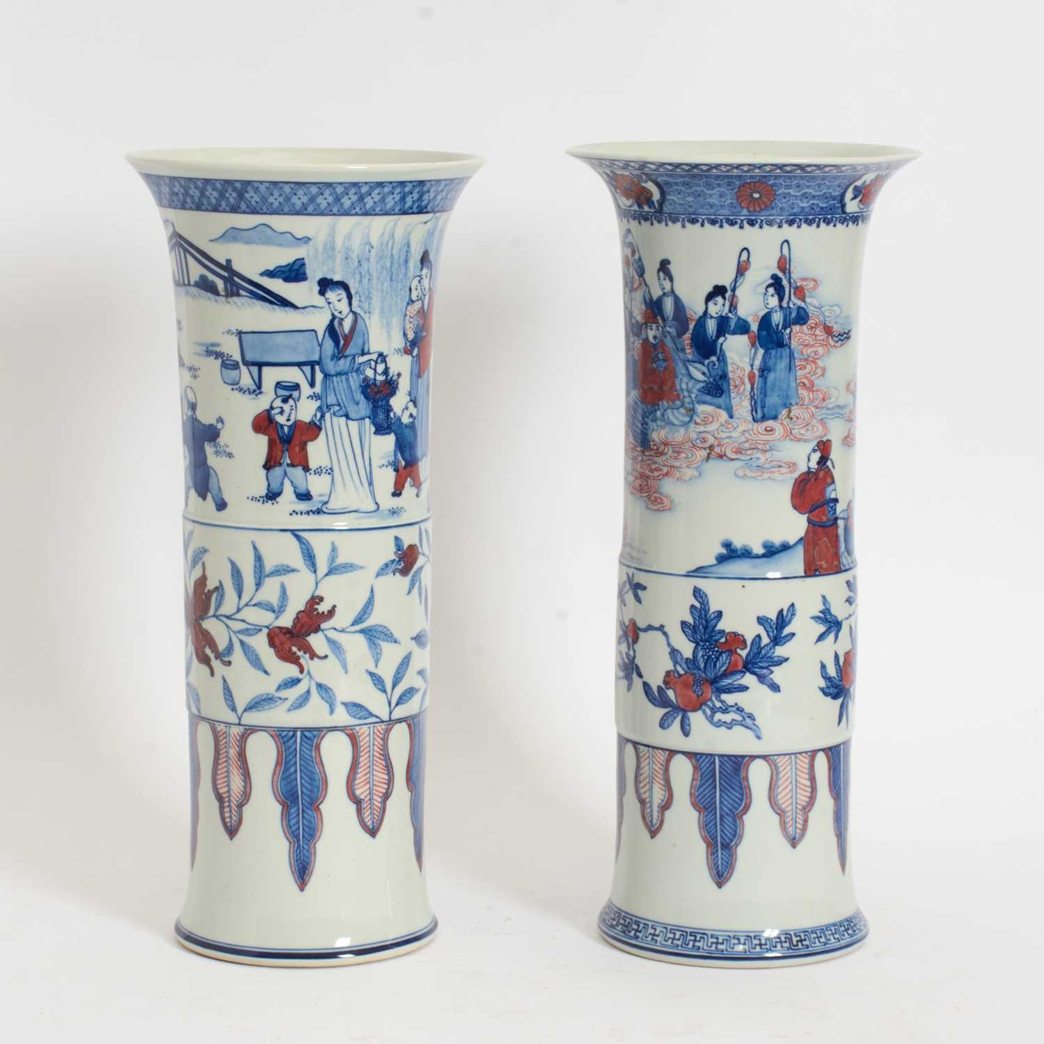 Lot 40 - Two Chinese Porcelain Vases