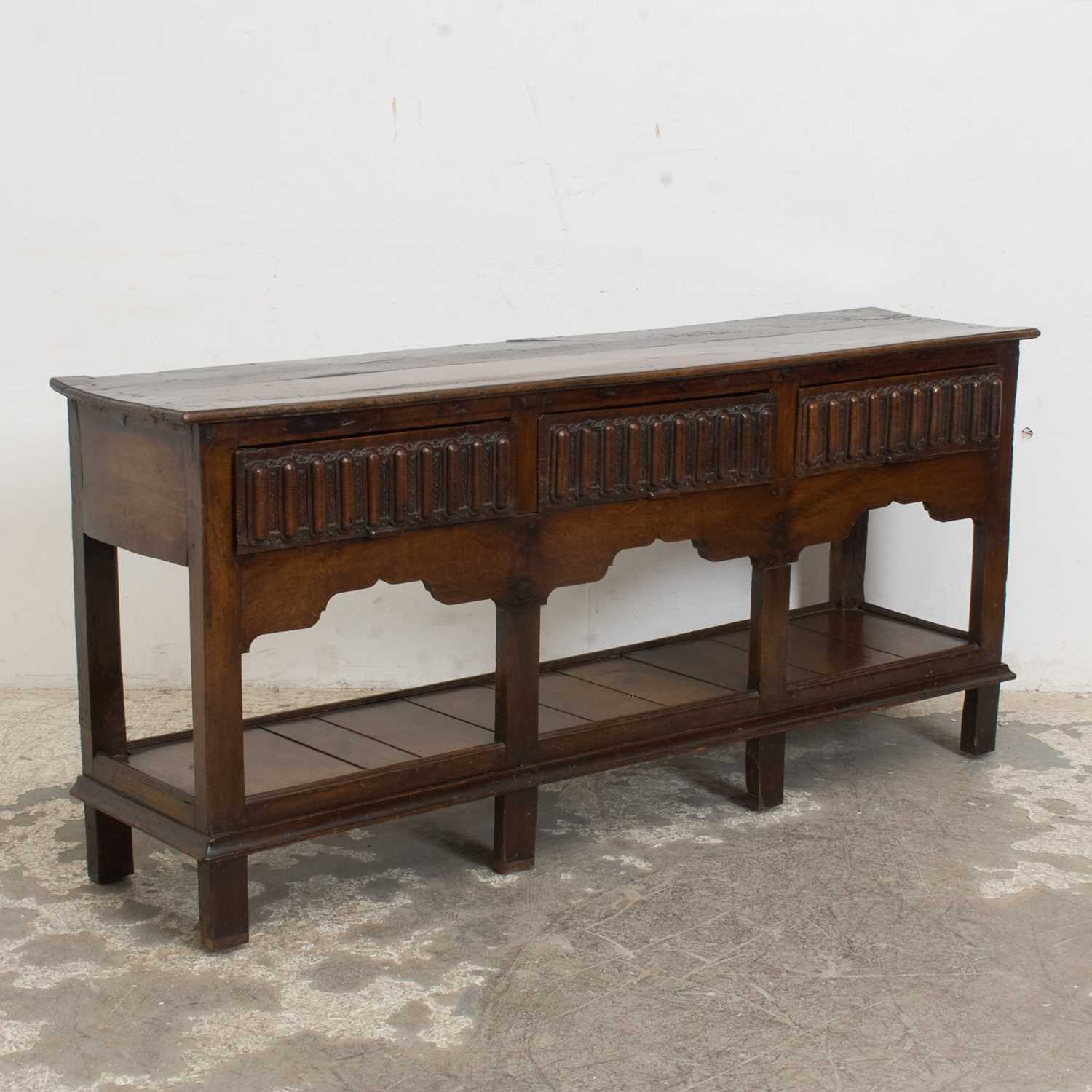 Lot 23 - English Oak Side Board
