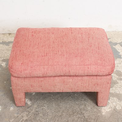 Lot 27 - Pair of Red Upholstered Armchairs