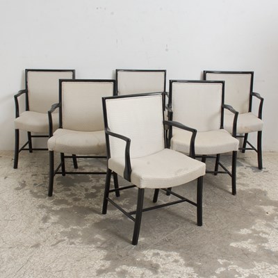 Lot 16 - Set of Six Dining Chairs