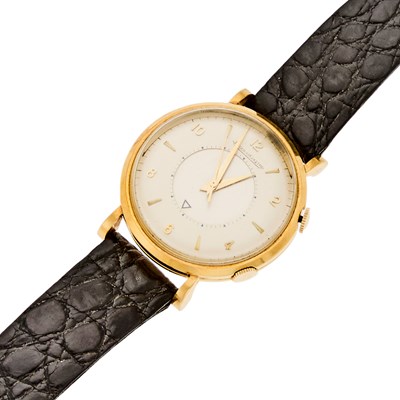 Lot 2280 - Jaeger LeCoultre Gold 'Memovox Alarm' Wristwatch