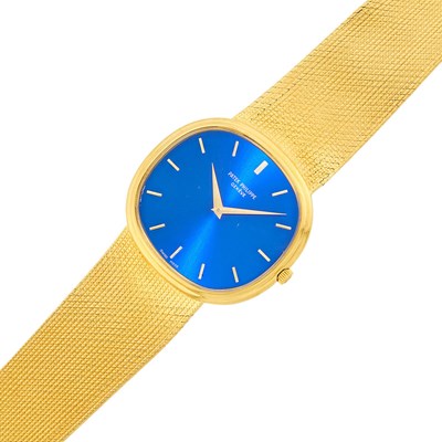 Lot 55 - Patek Philippe Gentleman's Gold 'Golden Circle' Wristwatch, Ref. 3739/1
