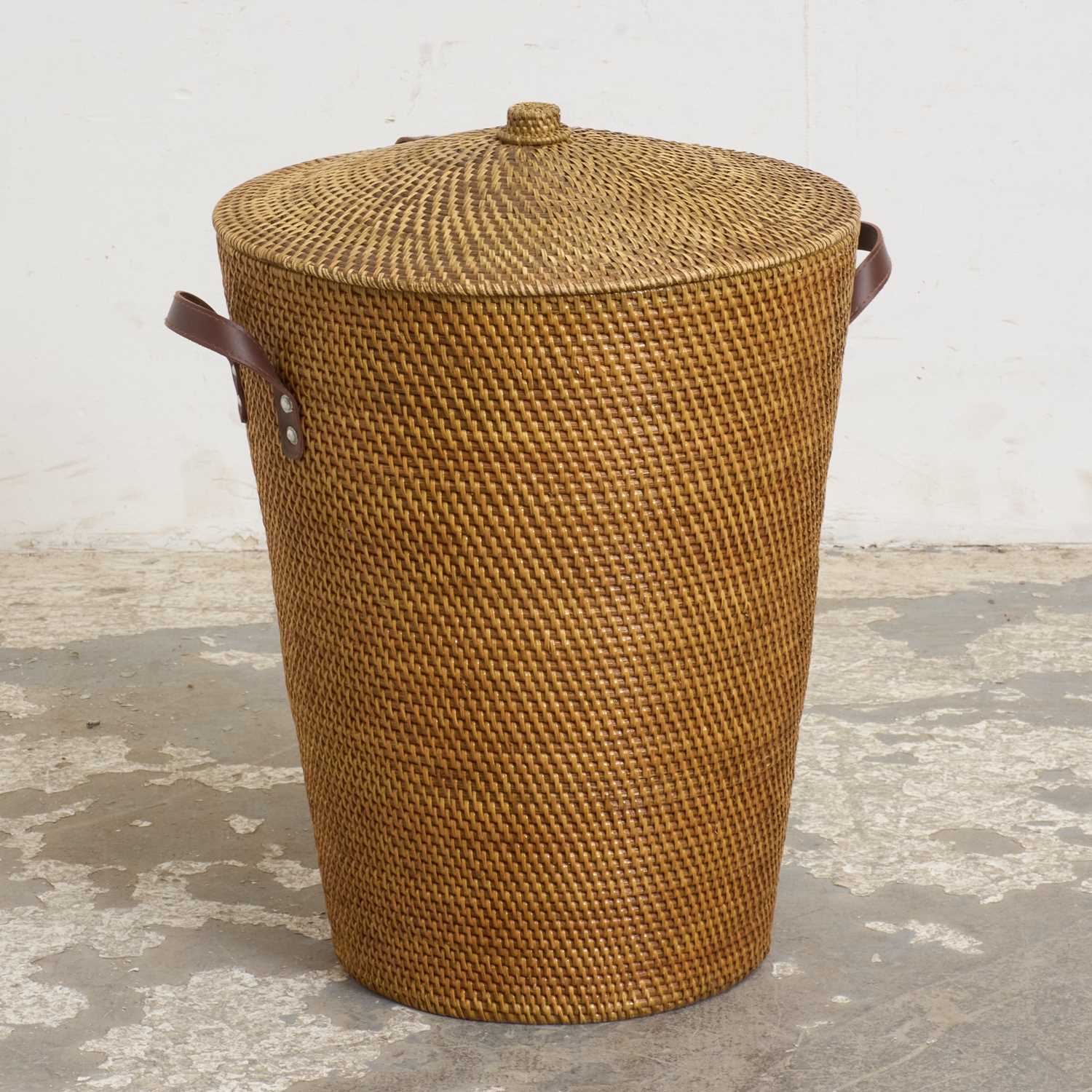 Lot 15 - Woven Linen Basket