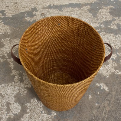 Lot 15 - Woven Linen Basket