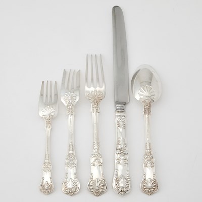 Lot 22 - Tiffany & Co. Sterling Silver “English King” Pattern Part Flatware Service