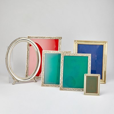 Lot 25 - Group of Six Silver Picture Frames