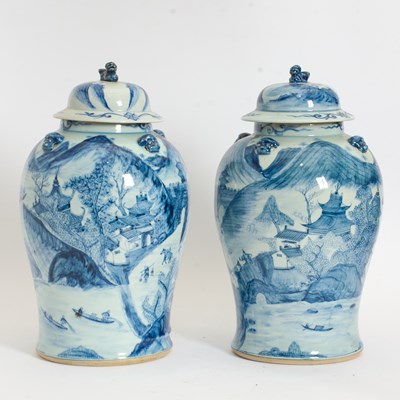 Lot 37 - Pair of Chinese Ginger Jars