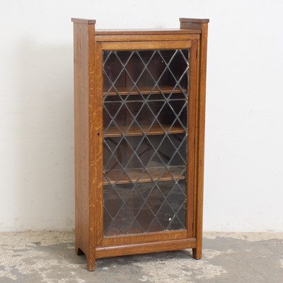 Lot 102 - Oak Wire Door Cabinet