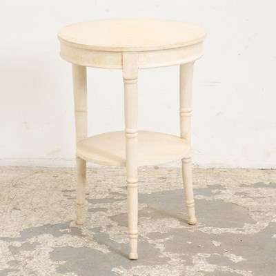 Lot 105 - White Painted Side Table