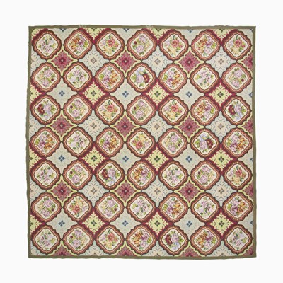 Lot French Needlepoint Carpet