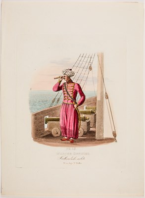 Lot A very rare work on Turkish military costume