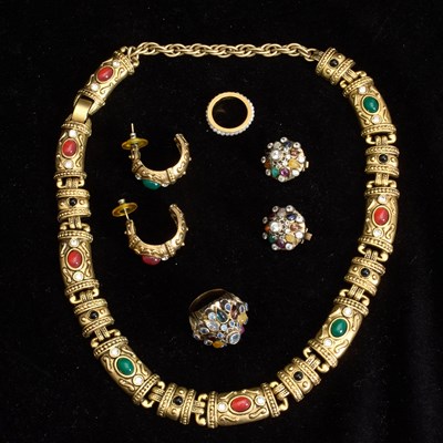 Lot 115 - Group of Gilt Metal Jewelry