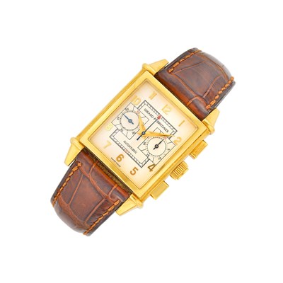 Lot 1040 - Girard Perregaux Gentleman's Gold 'Vintage 1945' Chronograph Wristwatch, Ref. 2599