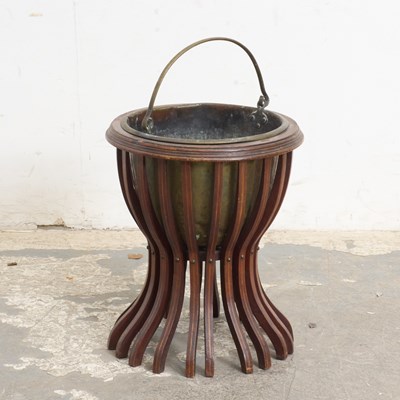 Lot 109 - Edwardian Circular Inlaid Mahogany Jardiniere