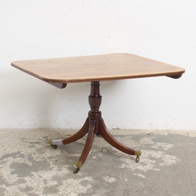 Lot 111 - George III Banded Mahogany Breakfast Table