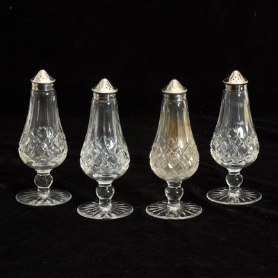 Lot 143 - Set of Four Waterford Glass Shakers