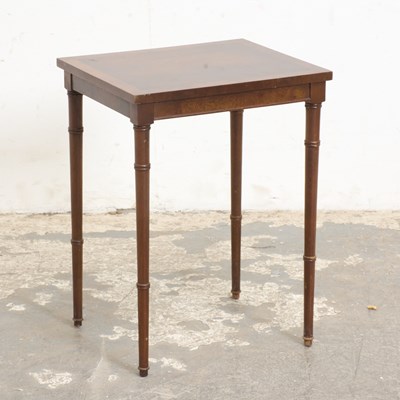 Lot 237 - Small Mahogany Rectangular End Table